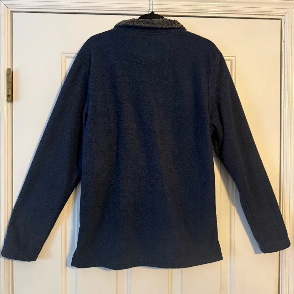 London Fog Navy Fleece Jacket